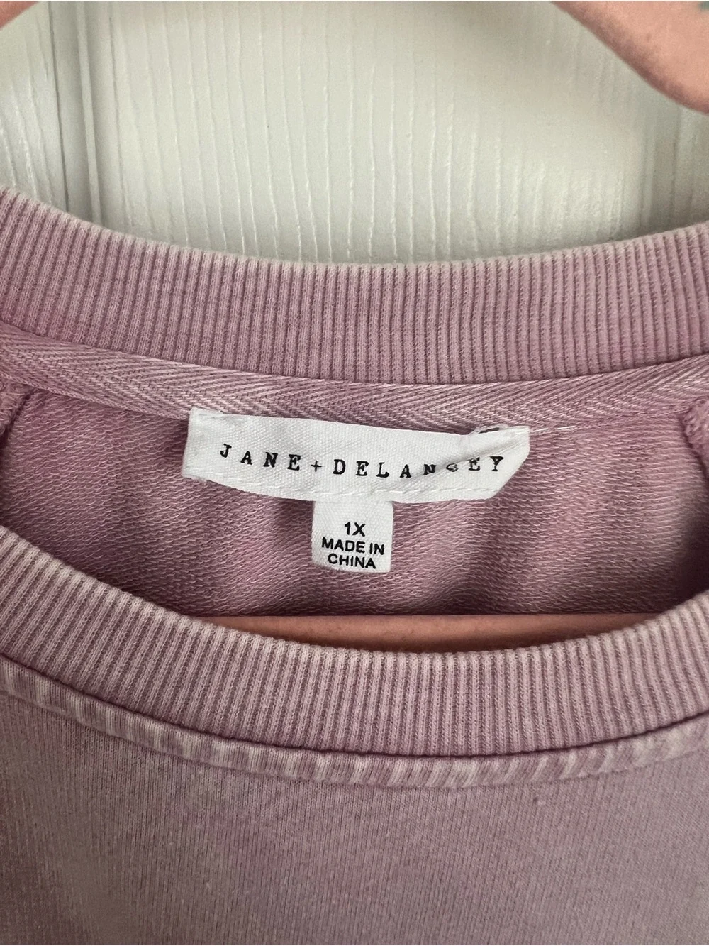 Jane and Delancey Short Sleeve Pullover - Mauve - Picture 3 of 4